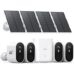 AOSU Solar Wireless Outdoor Security Cameras 2K QHD