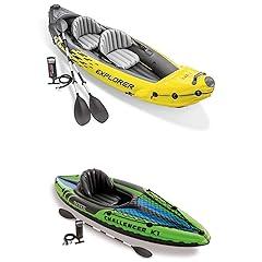 Intex Explorer K2 and Challenger K1 Inflatable Kayaks