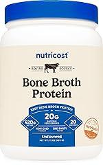 Nutricost Beef Bone Broth Protein Powder