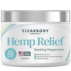 Clearbody Organics Hemp Cream Maximum Strength