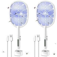 Electric Fly Swatter and Mosquito Zapper Racket