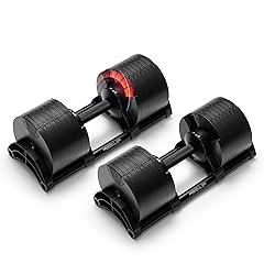 NUOBELL Adjustable Dumbbell Pair 5-80 lbs