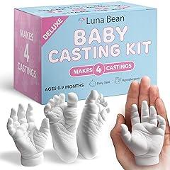 Luna Bean Baby Footprint & Hand Casting Kit