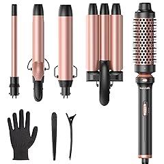 Wavytalk 5-in-1 Curling Wand Set