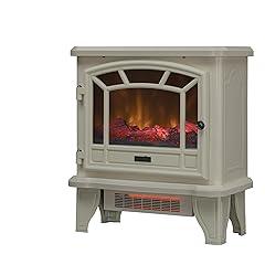 Duraflame Infrared Quartz Electric Fireplace Stove Heater Cream