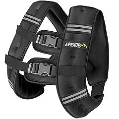 APEXUP Weighted Vest with Reflective Stripe