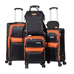 Jellystars Expandable Luggage Set with Spinner Wheels