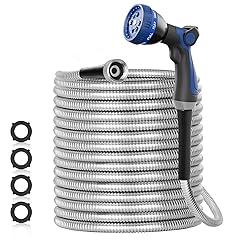 SPECILITE 50ft Stainless Steel Garden Hose