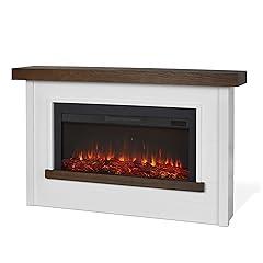 Real Flame Bernice 67" Electric Fireplace with Mantel