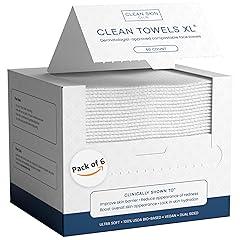 Clean Skin Club Towels XL, 100% Biobased Face Towel