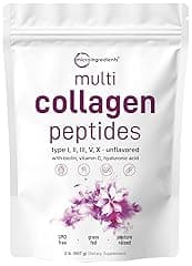 Micro Ingredients Multi Collagen Protein Powder, 2 Pounds