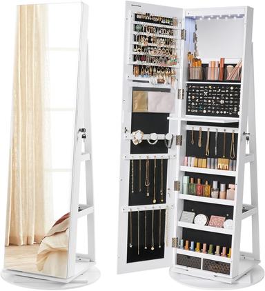 full length mirror with storage