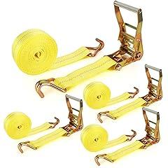 LISHINE Heavy Duty Ratchet Tie Down Straps