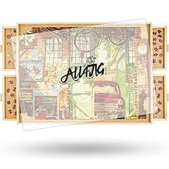 ALL4JIG Rotating Puzzle Board with Drawers