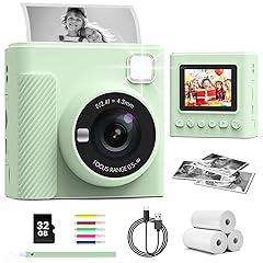 TIATUA Kids Instant Print Camera Green