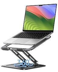 LOXP Adjustable Laptop Stand with Rotating Base