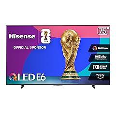 Hisense 75" E6 Cinema Series QLED 4K UHD Smart TV