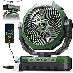 FRIZCOL 3-in-1 Rechargeable Camping Fan