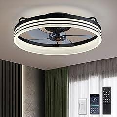 LUDOMIDE 20" Ceiling Fan with Lights