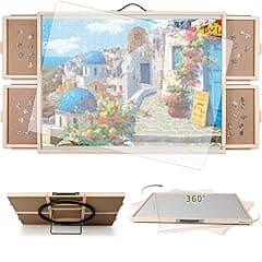 BuilderButler 2-in-1 Puzzle Board Table
