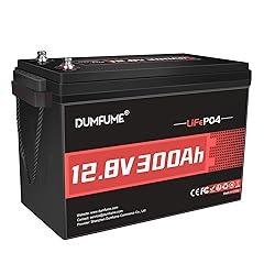 Dumfume 12V 300Ah LiFePO4 Battery