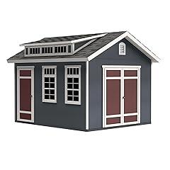 Designer Wooden Storage Shed with Dormer