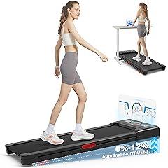 Trailviber Walking Pad Treadmill with Auto Incline