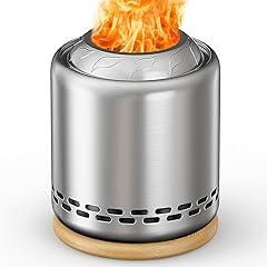 OGERY Smokeless Tabletop Fire Pit with Stand