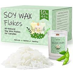 UNOTENA Natural Soy Wax Flakes for Candle Making