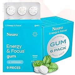 NeuroGum Energy Caffeine Gum Peppermint