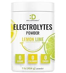 Electrolytes Powder - Lemon Lime Hydration Supplement