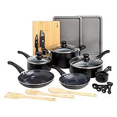 Ecolution Ceramic Nonstick Cookware Set, 26-Piece