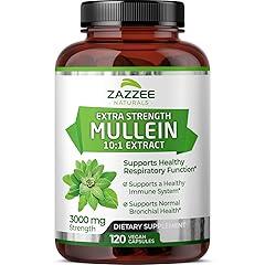 Zazzee Extra Strength Mullein Extract 3000 mg