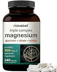 NatureBell Triple Complex Magnesium Supplement