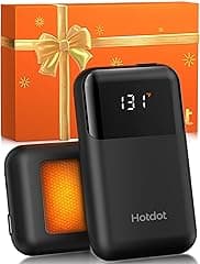 Hotdot Rechargeable Hand Warmers Black