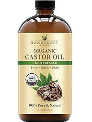 Handcraft Blends Organic Castor Oil 16 Fl Oz