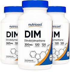 Nutricost DIM 300mg with BioPerine (3 Bottles)