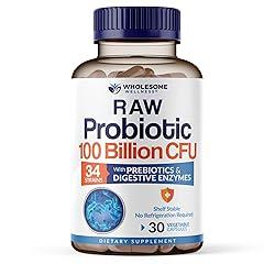 Organic Raw Probiotics 100 Billion CFU Supplement