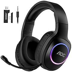 AOC Wireless Gaming Headset with Noise Canceling Mic