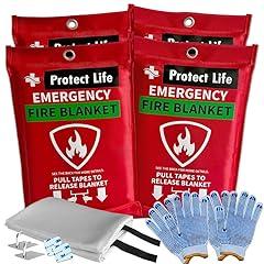 Protect Life Emergency Fire Blanket Set