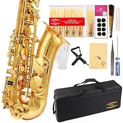 Glory Gold Lacquer E Flat Alto Saxophone with Accessories