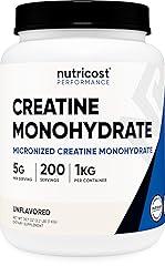 Nutricost Creatine Monohydrate Micronized Powder 1 KG
