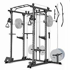 RUNREELY Power Rack with Cable Crossover System