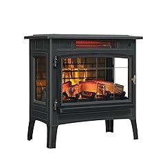 Duraflame Electric Quartz Fireplace Stove with 3D Flame, Black