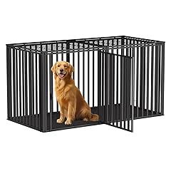 LURIVA Heavy Duty Dog Crate with Mat