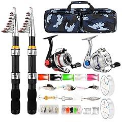 Mouhike Telescopic Fishing Rod and Reel Combo