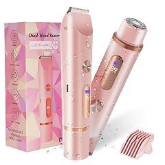 FANKRUAI Women's Waterproof Electric Bikini Trimmer