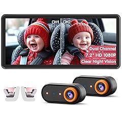 Luckview Dual Baby Car Camera with Display