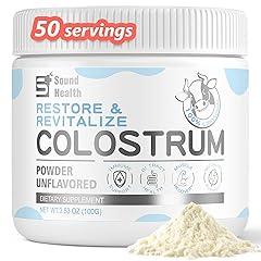 SoundHealth Colostrum Supplement Powder