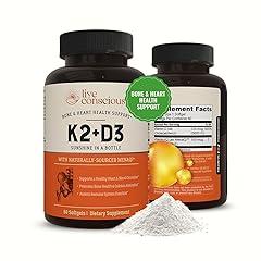 Live Conscious Vitamin K2 with D3 Supplement